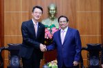 Thủ tướng Phạm Minh Chính tiếp Phú Mỹ Hưng cùng các nhà đầu tư lớn tại Bắc Ninh